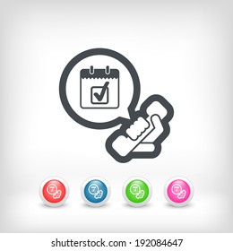 Phone call to agree date