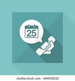 Phone call to agree date