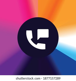 Telefonanruf - Schaltfläche für das Symbol für die App