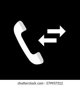 phone call back later center black