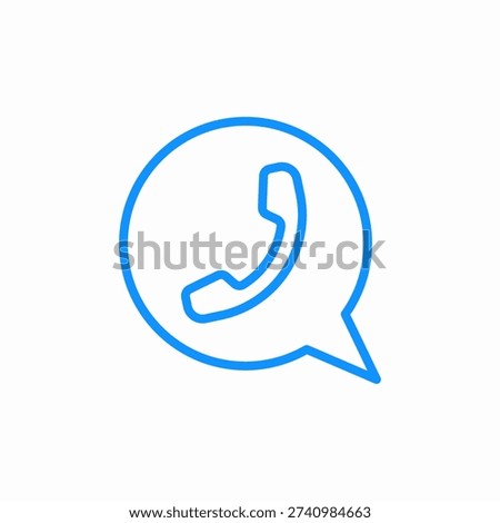phone call bubble icon sign vector