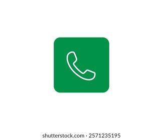 Phone call button icon. Answer, business, call, communication, connection, contact, icon, illustration, incoming, phone call, receiver, symbol, talk, smartphone and vector.