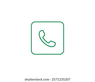 Phone call button icon. Answer, business, call, communication, connection, contact, icon, illustration, incoming, phone call, receiver, symbol, talk, smartphone and vector.