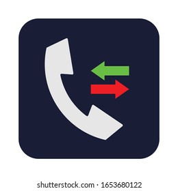 phone call button vector drawing