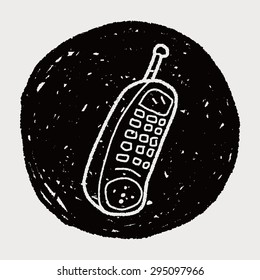 phone call doodle