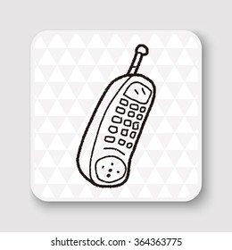 phone call doodle