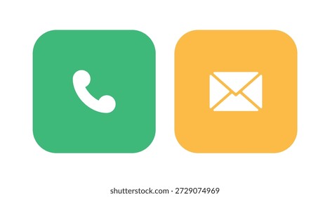Quadrados De Telefonema E Email Definem O Vetor