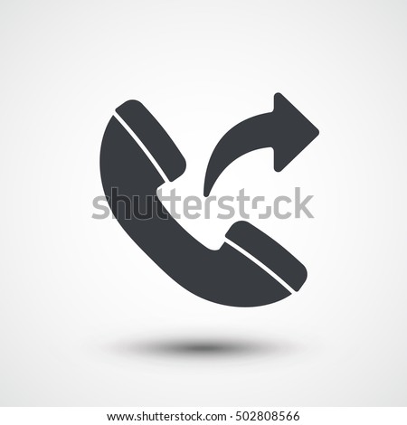 Phone call forward icon