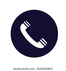 Icono de llamada telefónica aceptar y rechazar. Símbolo de icono de teléfono.