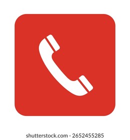 Ícone de telefonema. Aceitar e rejeitar botões de chamada telefônica, verde, vermelho botões vetor, ícone definido. Símbolo dos botões de entrada e saída. Chamando conjunto de botões Recusar resposta do telefone, Ilustração de vetor.