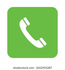 Ícone de telefonema. Aceitar e rejeitar botões de chamada telefônica, verde, vermelho botões vetor, ícone definido. Símbolo dos botões de entrada e saída. Chamando conjunto de botões Recusar resposta do telefone, Ilustração de vetor.