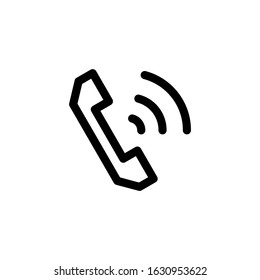 Phone Call Icon. Business Icon Set Vector Logo Symbol.
