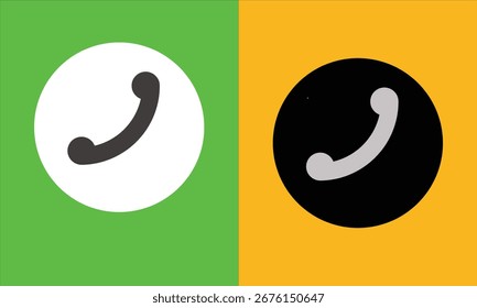 Botón de icono de llamada telefónica, Contáctenos señal telefónica - iconos de comunicación