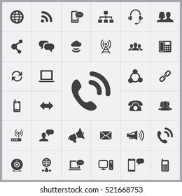phone call icon. communication icons universal set for web and mobile