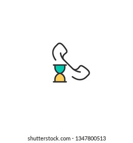 Phone Call icon design. Interaction icon vector illustration