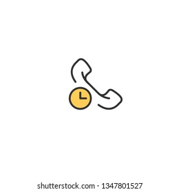 Phone Call icon design. Interaction icon vector illustration