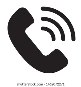 Phone call icon design.  Vector illustration.