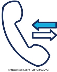 Phone Call Icon Element For Design