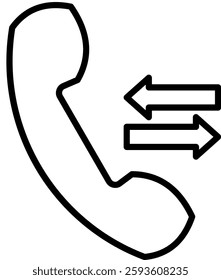 Phone Call Icon Element For Design