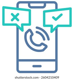 Phone Call Icon Element For Design