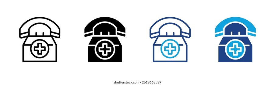 Elemento de icono de llamada telefónica para diseño