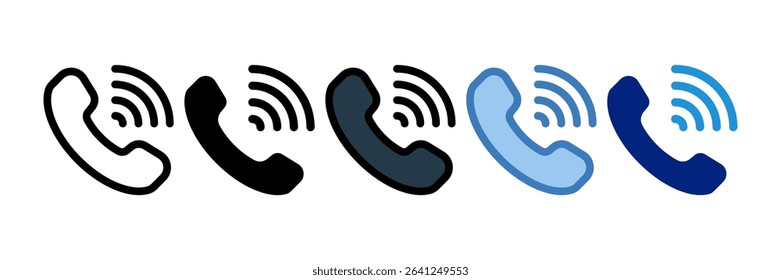 Phone Call Icon Element For Design