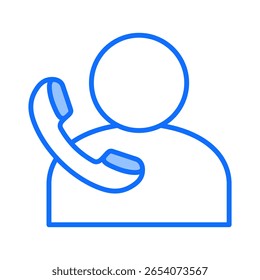 Phone Call Icon Element For Design
