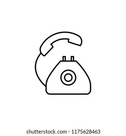 phone call icon. Element of logistics icon for mobile concept and web apps. Thin line phone call icon can be used for web and mobile on white background