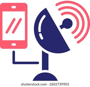 Phone Call Icon Fill Vector Illustration