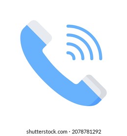 Phone Call Icon, Flat style icon vector illustration, Suitable for website, mobile app, print, presentation, infographic and any other project.