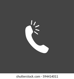 Phone call icon illustration isolated vector sign symbol