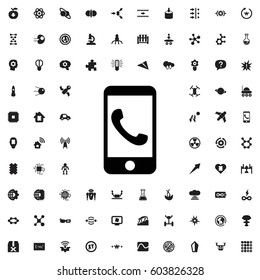 Phone call icon illustration isolated vector sign symbol. innovations icons vector set.