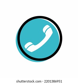 diseño aislado de icono de llamada telefónica