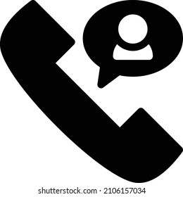 llamada telefónica Icono aislado en fondo blanco. Ilustración vectorial. Eps10. Icono de vector para el diseño y aplicación de sitios web