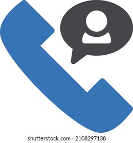 llamada telefónica Icono aislado en fondo blanco. Ilustración vectorial. Eps10. Icono de vector para el diseño y aplicación de sitios web