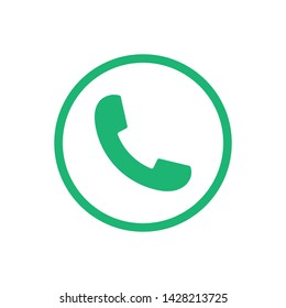 Phone call icon isolated for web and mobile.Ring icon.