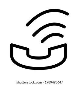phone call icon or logo isolated sign symbol vector illustration - high quality black style vector icons
