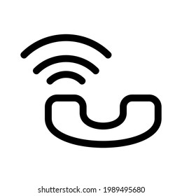 phone call icon or logo isolated sign symbol vector illustration - high quality black style vector icons
