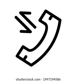 phone call icon or logo isolated sign symbol vector illustration - high quality black style vector icons
