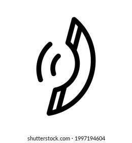 icono de llamada telefónica o logotipo símbolo de señal aislado ilustración vectorial - iconos vectoriales de estilo negro de alta calidad
