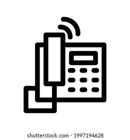 phone call icon or logo isolated sign symbol vector illustration - high quality black style vector icons
