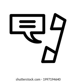 phone call icon or logo isolated sign symbol vector illustration - high quality black style vector icons
