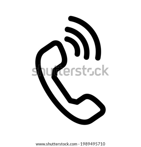 phone call icon or logo isolated sign symbol vector illustration - high quality black style vector icons
