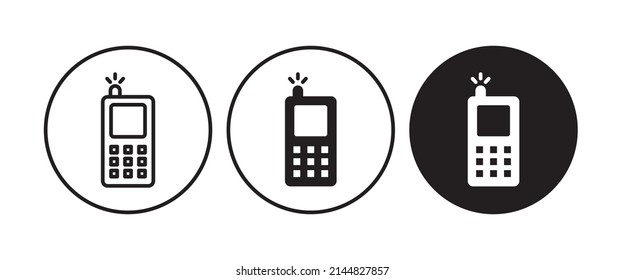 Icono de llamada telefónica. Móvil, línea directa, botón de iconos de Smartphone, vector, signo, símbolo, logotipo, ilustración, trazo editable, estilo de diseño plano aislado en pictograma lineal blanco
