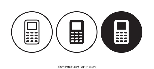 Phone call icon. Mobile , Hotline, Smartphone icons button, vector, sign, symbol, logo, illustration, editable stroke, flat design style isolated on white linear pictogram