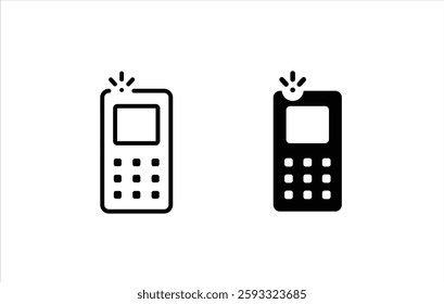 Phone call icon. Mobile , Hotline, Smartphone icons button, vector, sign, symbol, logo, illustration, editable stroke, flat design style isolated on white linear pictogram
