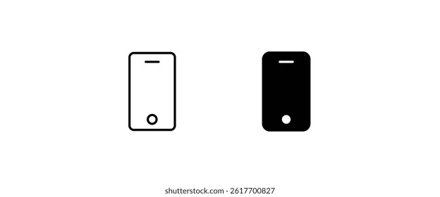 Phone call icon. Mobile , Hotline, Smartphone icons button, vector, sign, symbol, logo, illustration, editable stroke, flat design style isolated on white linear pictogram