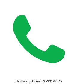 Phone call icon on white background