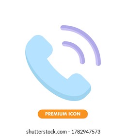 phone call icon pack isolated on white background. for your web site design, logo, app, UI. Vector graphics illustration and editable stroke. EPS 10.