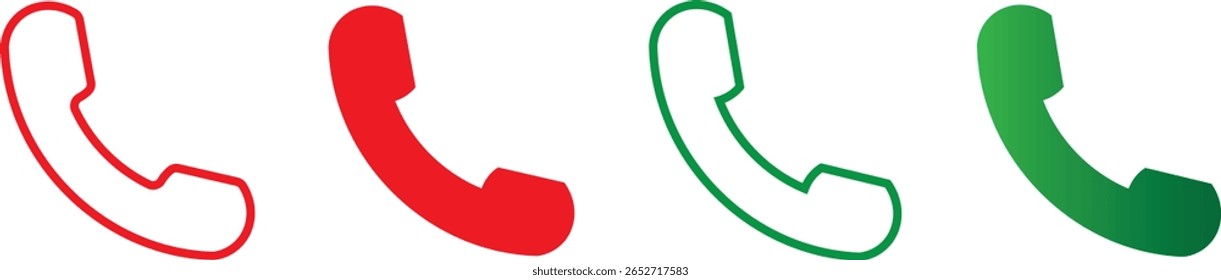 phone call icon set. Telephone call sign. Black and white call sign, call icon design, Contact us icon button,
